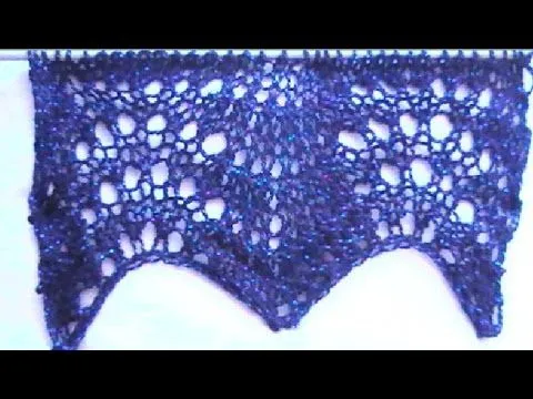 Como Tejer Punto Pavo Real 2 Agujas (98) - YouTube Como Tejer Punto Pavo Real 2 Agujas (98) - YouTube