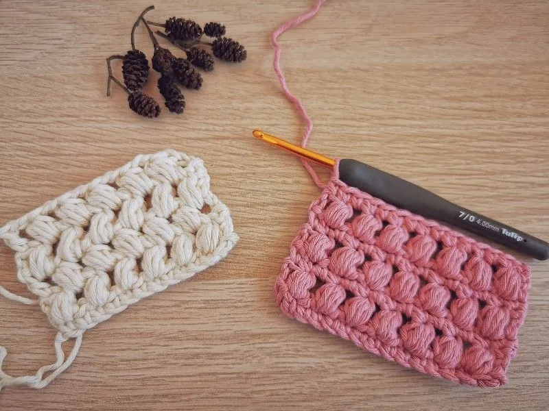 Cómo tejer punto puff, avellana o garbanzo a crochet - Tejamos Sonrisas Cómo tejer punto puff, avellana o garbanzo a crochet - Tejamos Sonrisas