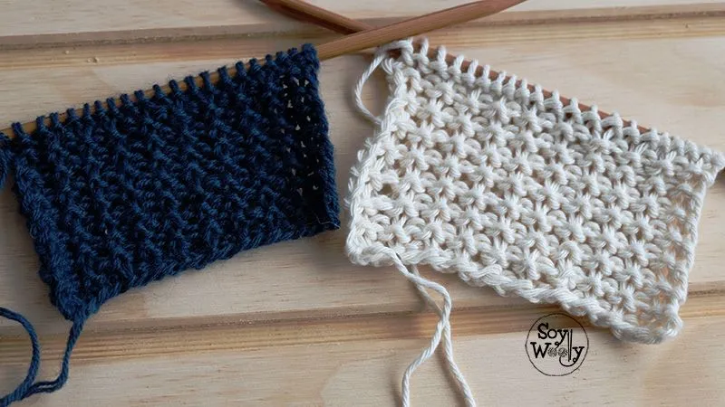 Cómo tejer el PUNTO TELAR paso a paso (dos agujas) | Soy Woolly Cómo tejer el PUNTO TELAR paso a paso (dos agujas) | Soy Woolly