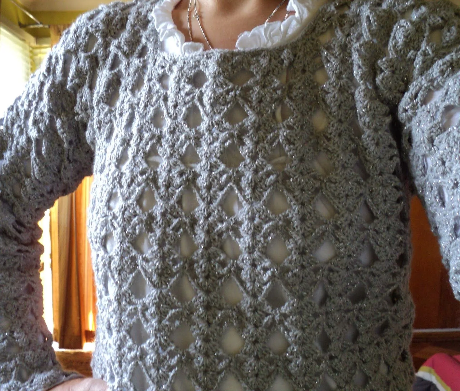 Chalecos tejidos a crochet para dama - Imagui