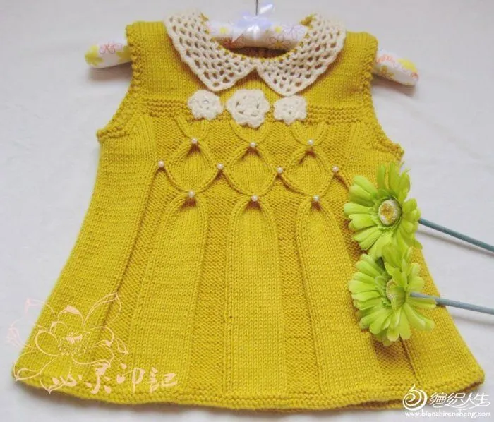 TRICO y CROCHET-madona-mía: VESTIDOS para niñas de 6 a 9 años a ...