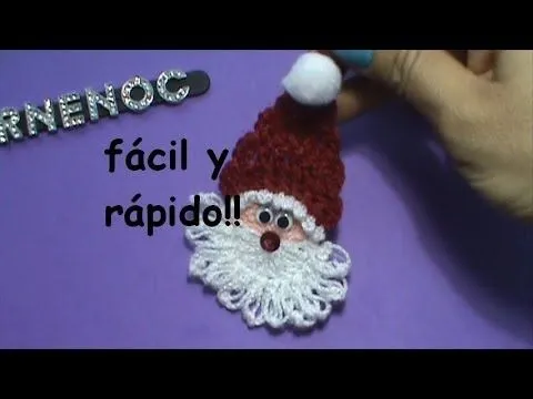 COMO TEJER SANTA CLAUS PEQUEÑO GANCHILLO CROCHET - YouTube