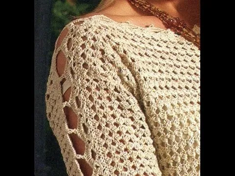Sabes tejer ? Que tal suéter cerrado mangas caladas a crochet ... Sabes tejer ? Que tal suéter cerrado mangas caladas a crochet ...