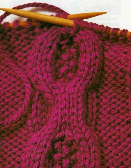 Como tejer una trenza en dos agujas ~ Mimundomanual Como tejer una trenza en dos agujas ~ Mimundomanual