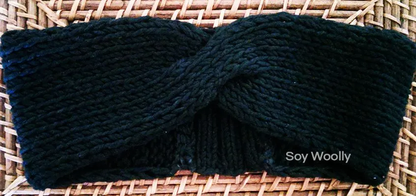 Cómo tejer un turbante, diadema, cinta con dos agujas o palillos ... Cómo tejer un turbante, diadema, cinta con dos agujas o palillos ...
