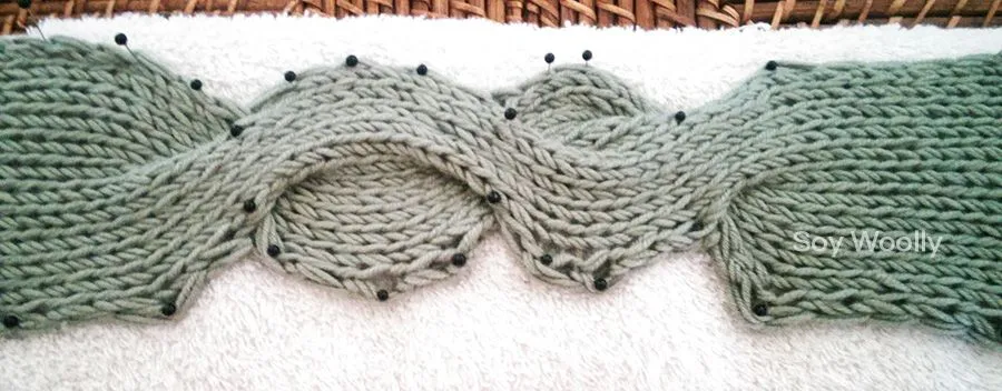 Cómo tejer un turbante, diadema, cinta con dos agujas o palillos ...