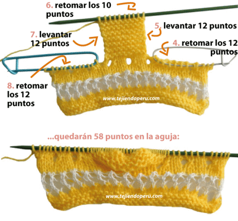 Cómo tejer zapatitos para bebés en dos agujas o palitos con lana y ...