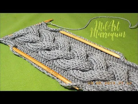 Cuello rectangular cruzado tejido en 2 agujas o palitos | RepeatVids Cuello rectangular cruzado tejido en 2 agujas o palitos | RepeatVids