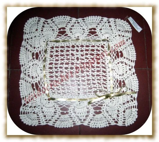 Moda a Crochet: Tapete Cuadrado a Crochet!