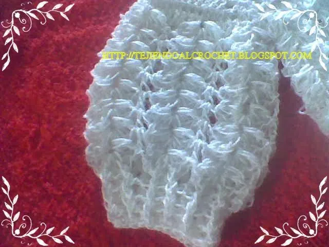 TEJIDO CROCHET=GANCHILLO= CAMPERITA BEBE