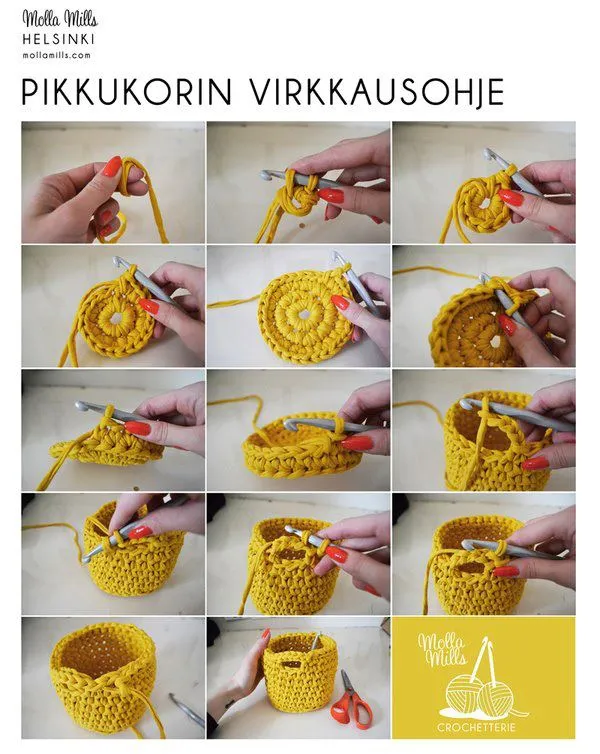 Tejido Facil: Paso a Paso: Canastita rapidísima en crochet :) Tejido Facil: Paso a Paso: Canastita rapidísima en crochet :)