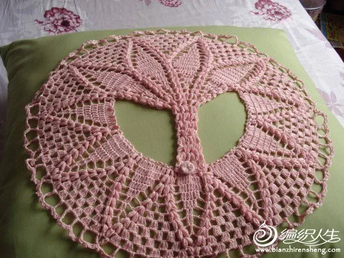 Tejido Facil: Patrón: Chaleco circular rosa diferente y super ... Tejido Facil: Patrón: Chaleco circular rosa diferente y super ...