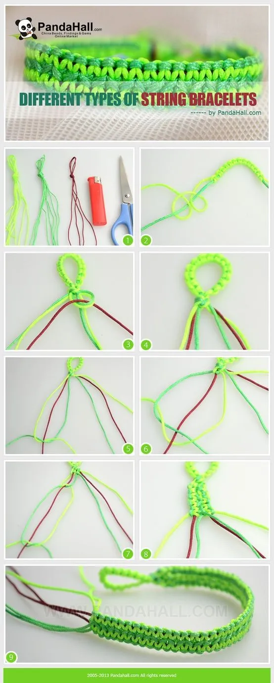 Tejido de Macrame para Pulsera, Paso a paso | Bisuteria Coketa Tejido de Macrame para Pulsera, Paso a paso | Bisuteria Coketa