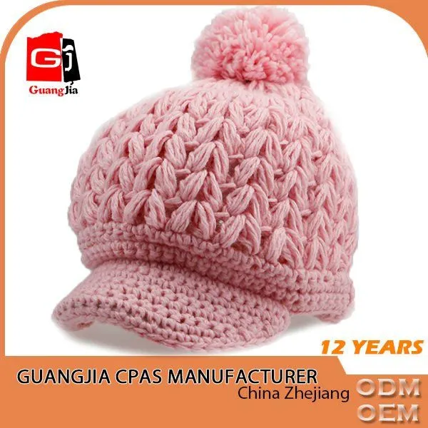 Tejido a mano de lana Gorros de fábrica-Sombreros de Invierno ...