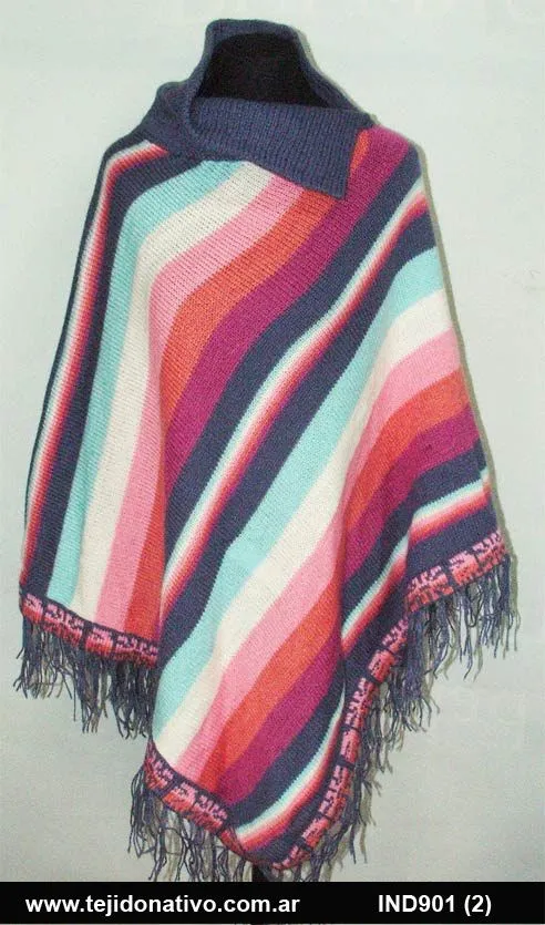 Tejido Nativo: Ponchos Industriales, Niño, Mujer, Hombre Tejido Nativo: Ponchos Industriales, Niño, Mujer, Hombre