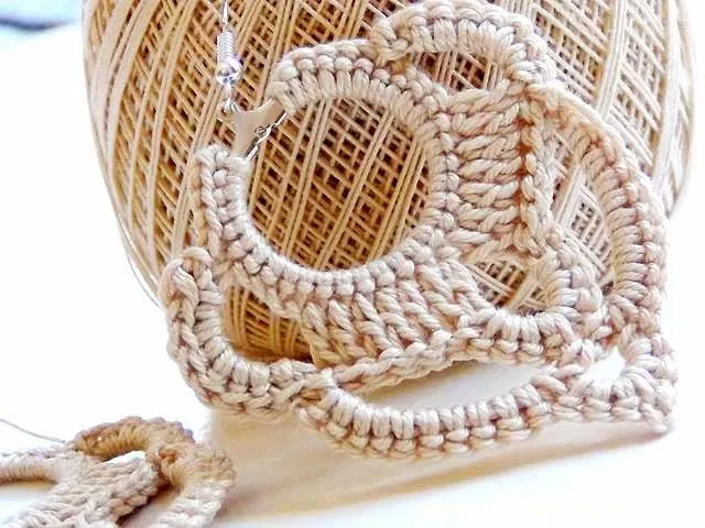 tejidos artesanales en crochet: aros tejidos en crochet paso a paso tejidos artesanales en crochet: aros tejidos en crochet paso a paso