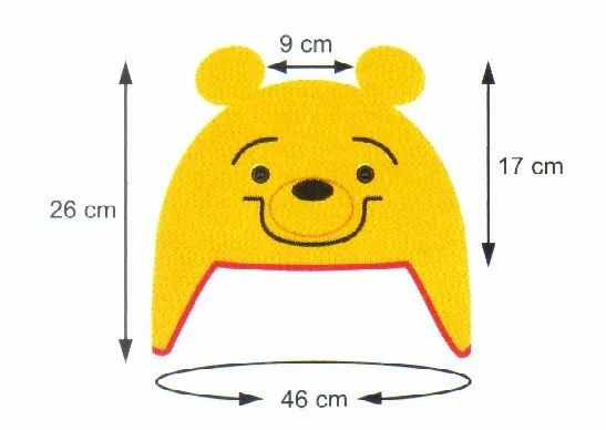 tejidos artesanales en crochet: gorro winnie pooh tejido en crochet tejidos artesanales en crochet: gorro winnie pooh tejido en crochet