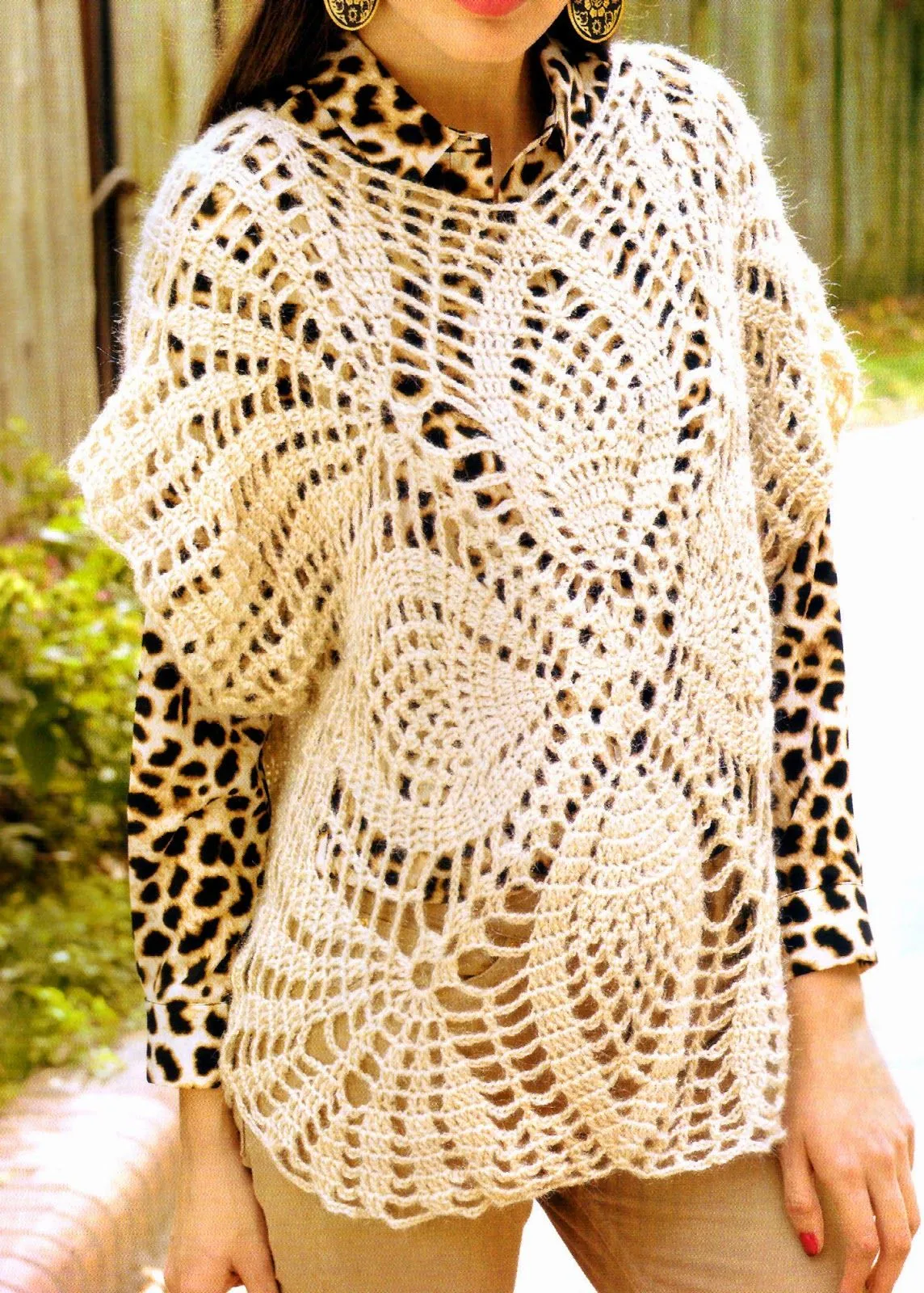 tejidos artesanales en crochet: increible chaleco cuadrado tejido ... tejidos artesanales en crochet: increible chaleco cuadrado tejido ...