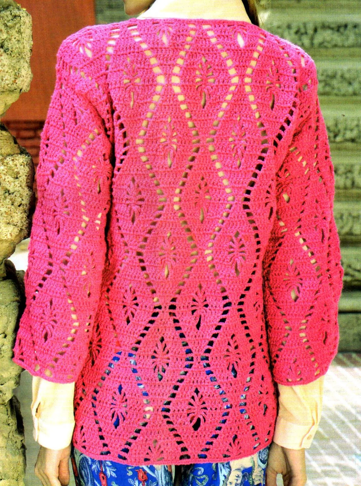 tejidos artesanales en crochet: sueter calado tejido en crochet ... tejidos artesanales en crochet: sueter calado tejido en crochet ...