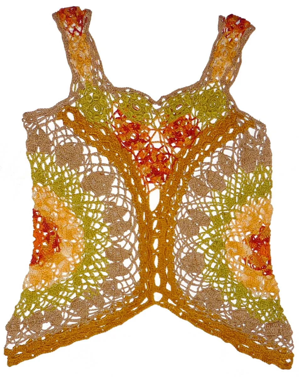 Tejidos Carmesí: blusa floral en hilo Cisne Pescadora, Talla M ... Tejidos Carmesí: blusa floral en hilo Cisne Pescadora, Talla M ...