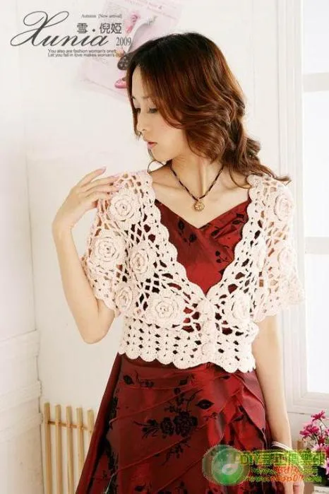 Boleros tejidos a crochet paso a paso - Imagui Boleros tejidos a crochet paso a paso - Imagui