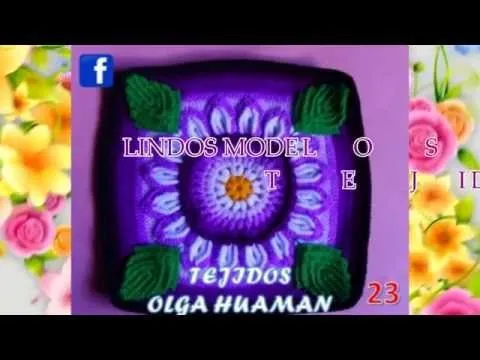 tejidos a crochet para hacer colchas de camas - YouTube