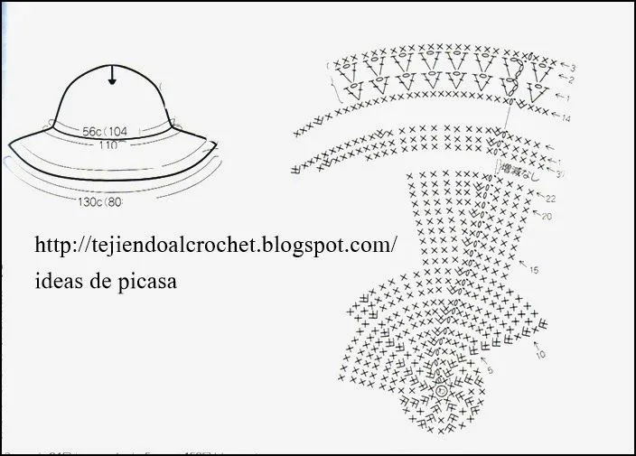 TEJIDOS A CROCHET - GANCHILLO - PATRONES: CAPELINA , GORRITO CON ... TEJIDOS A CROCHET - GANCHILLO - PATRONES: CAPELINA , GORRITO CON ...