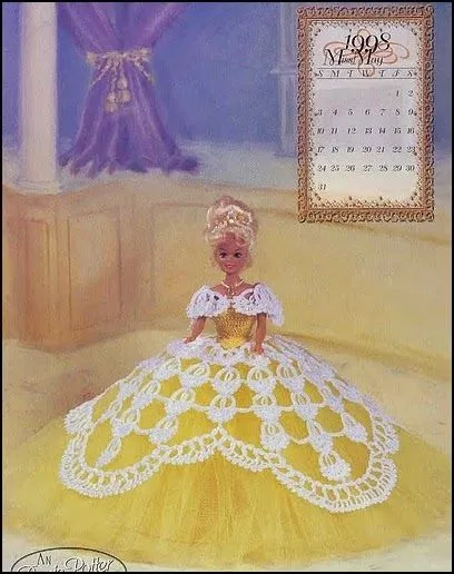 TEJIDOS A CROCHET - GANCHILLO - PATRONES: VESTIDOS PARA MUÑECAS ...