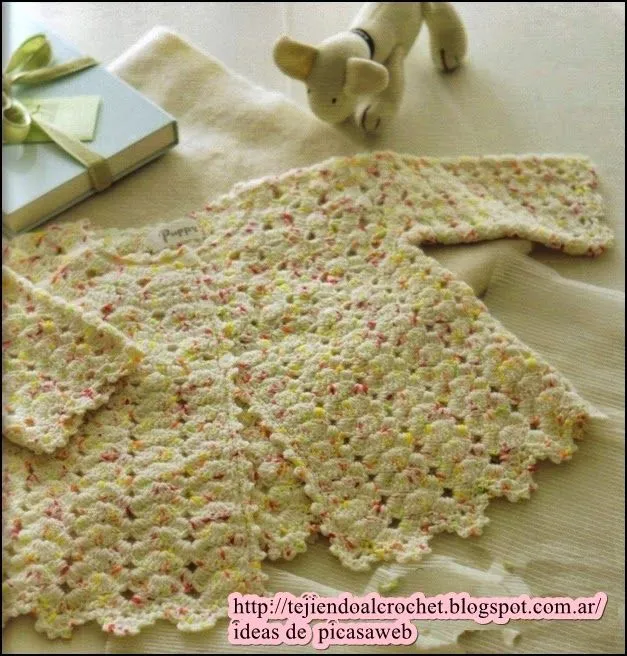 TEJIDOS A CROCHET - GANCHILLO - PATRONES: ROPA BEBE PARA TEJER A ...