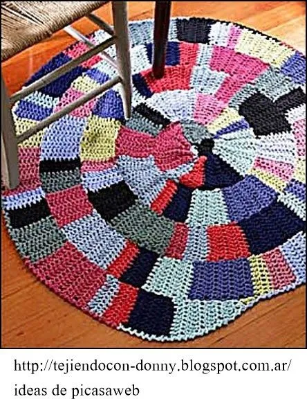 TEJIDOS A CROCHET - GANCHILLO - PATRONES: ALFOMBRAS- TAPETES ... TEJIDOS A CROCHET - GANCHILLO - PATRONES: ALFOMBRAS- TAPETES ...