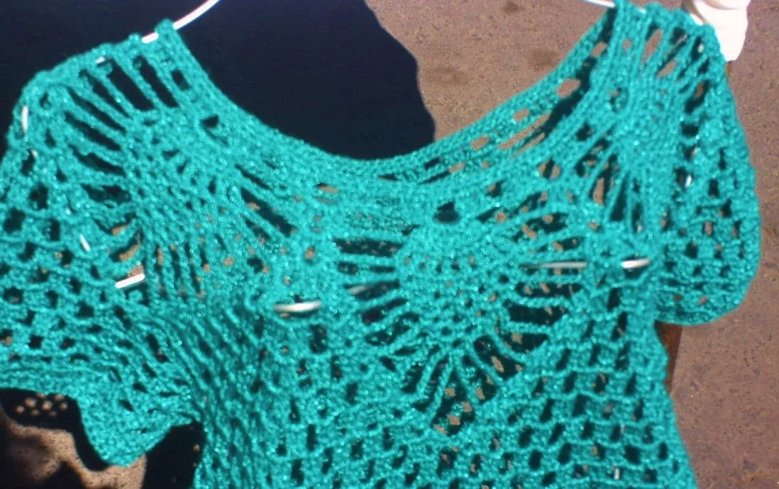 curiosicosas: blusa tejida con piñas