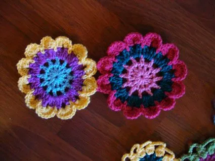 TEJIDOS CROCHET: A unir flores¡¡