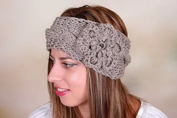 Tejidos diadema calentadores del oído las vendas de por viafashion