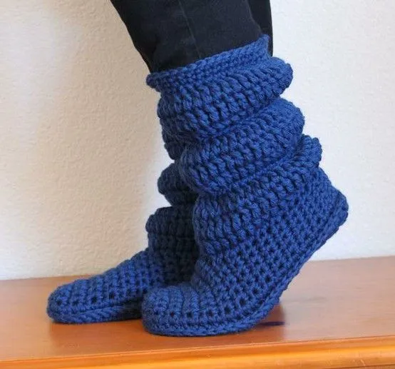 Tejidos Kangél: botas a ganchillo o crochet Tejidos Kangél: botas a ganchillo o crochet