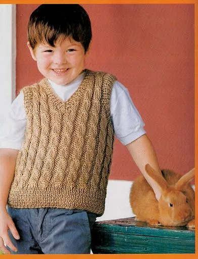 Tejidos Kangél: CHALECO NIÑO