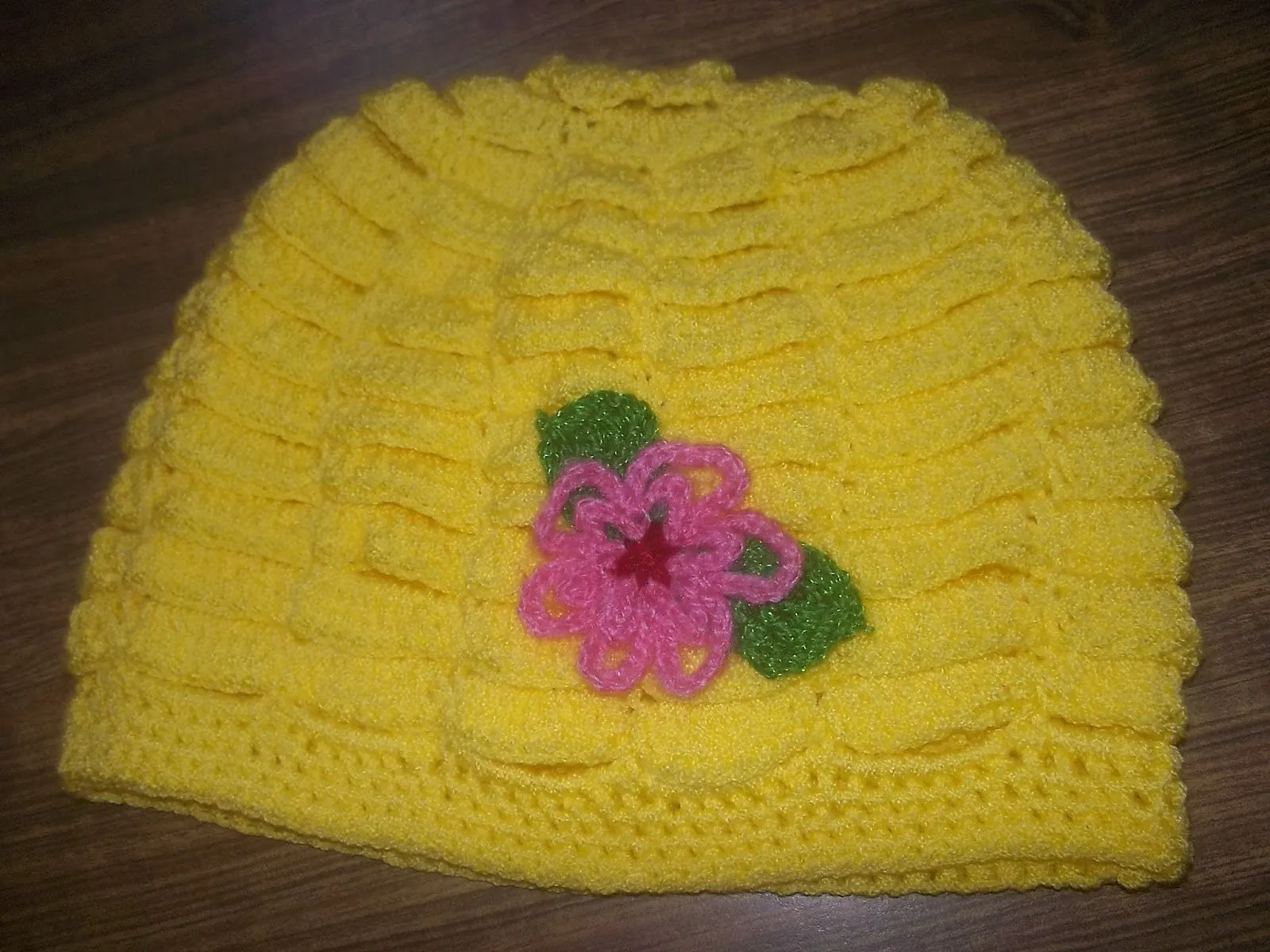 Tejidos Kangél: GORRA FLOR