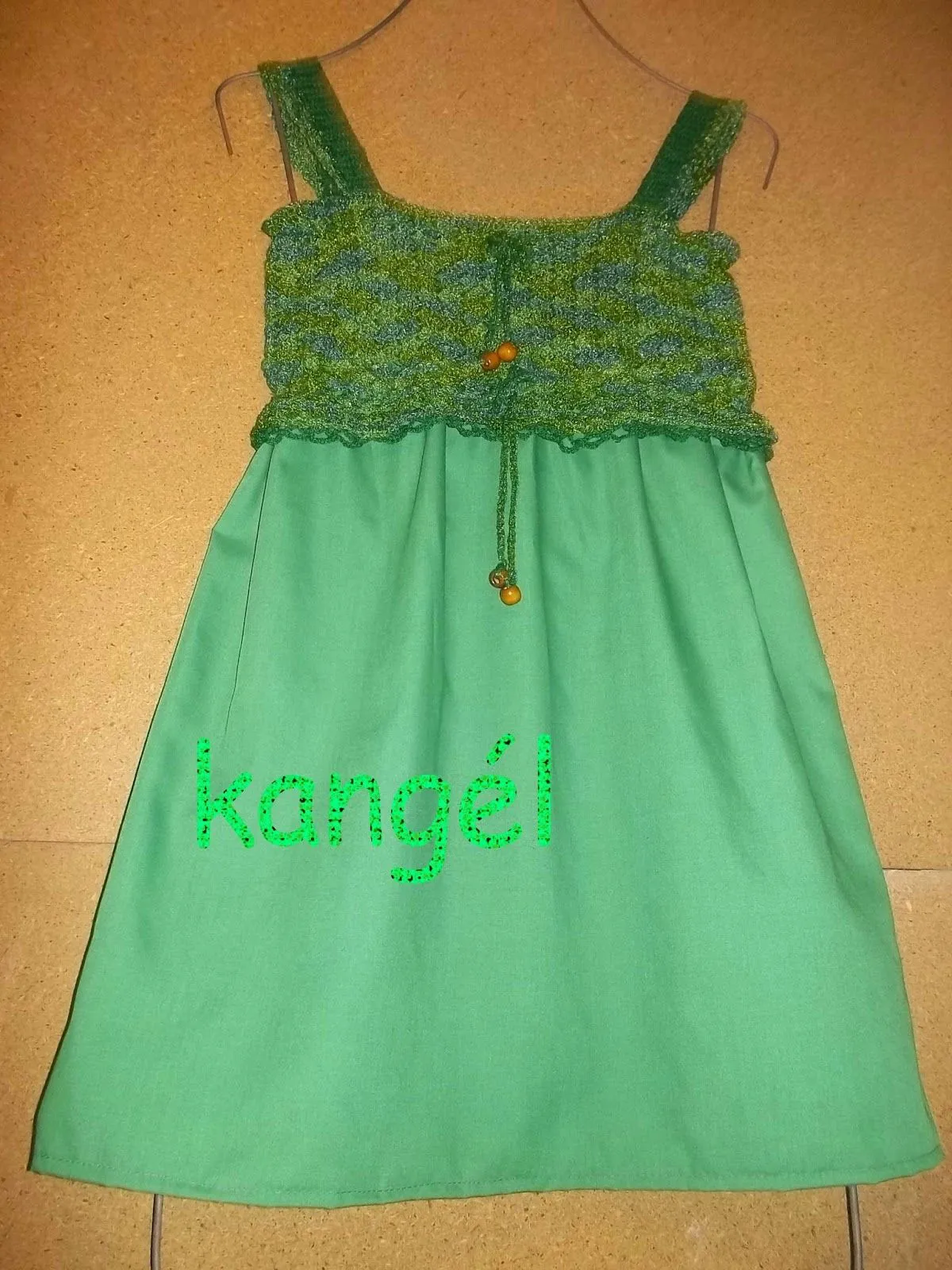 Tejidos Kangél: vestido con canesu tejido
