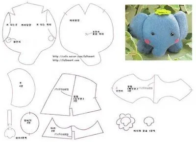 TEJIDOS Y MANUALIDADES: Moldes de muñecos de fieltro o paño lenci TEJIDOS Y MANUALIDADES: Moldes de muñecos de fieltro o paño lenci