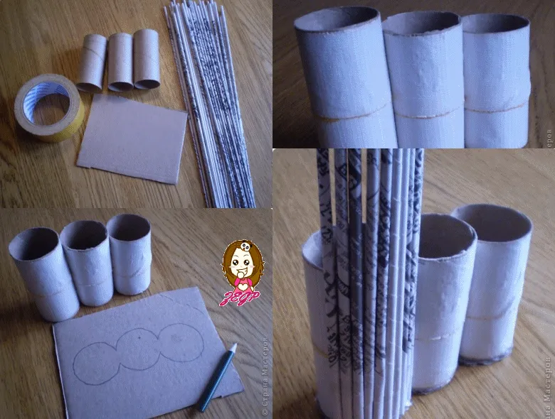 TEJIDOS Y MANUALIDADES DE LA WEB: reciclando tubos de papel ... TEJIDOS Y MANUALIDADES DE LA WEB: reciclando tubos de papel ...
