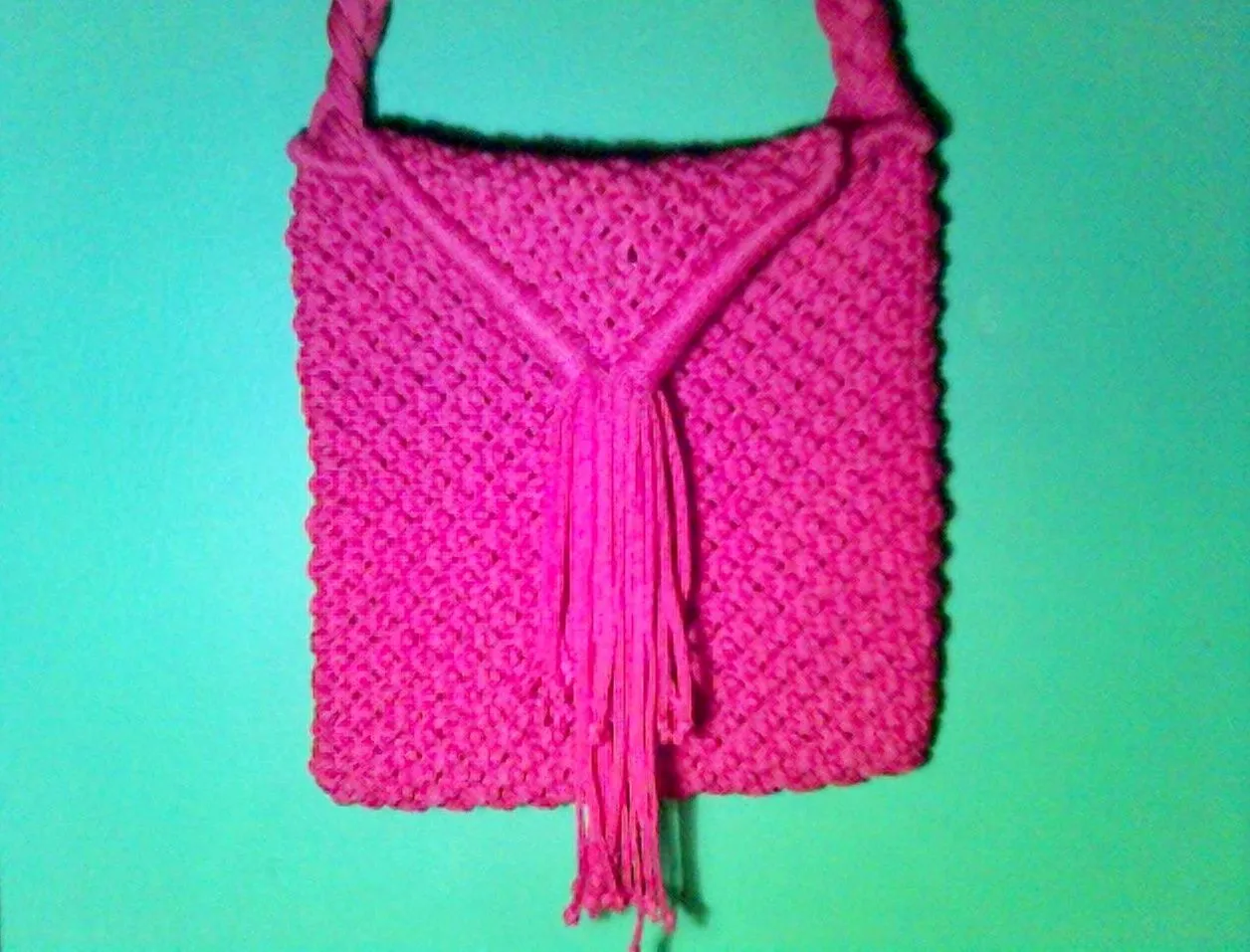 Tejidos y mas: Bolso macrame