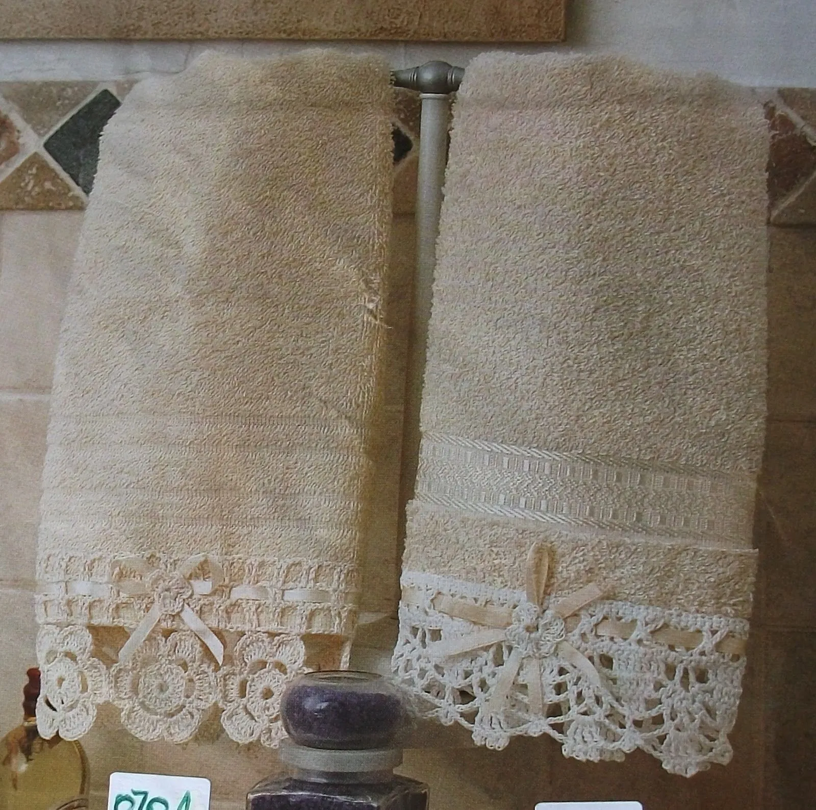 Tejidos "La Chinita": Puntillas para toallas de baño Tejidos "La Chinita": Puntillas para toallas de baño