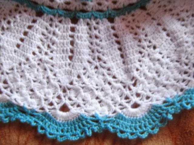 Vestido a crochet para recien nacida - Imagui