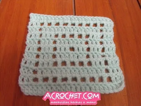 Tejiendo un cuadrado sin fin en crochet y con la tecnica del ... Tejiendo un cuadrado sin fin en crochet y con la tecnica del ...