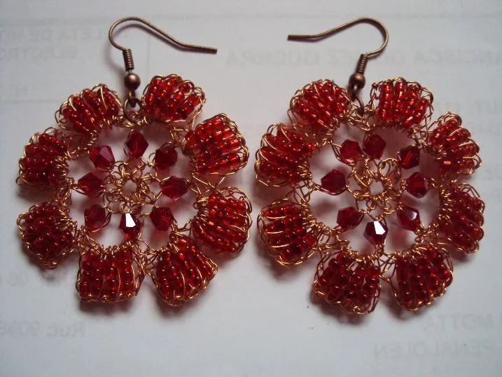 Tejiendo Maule: Aretes Tejidos a Crochet