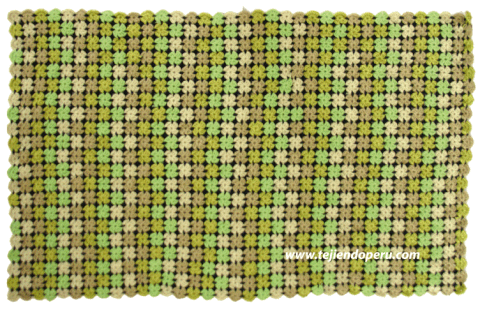 Manta de flores pequeñas - Tejiendo Perú...