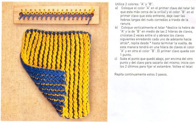 Cómo usar el telar maya para tejer con trapillo | El blog de trapillo. Cómo usar el telar maya para tejer con trapillo | El blog de trapillo.