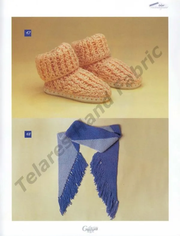 TELAR RECTANGULAR: Chalecos, bufandas, bolsos, patucos, cojines ...