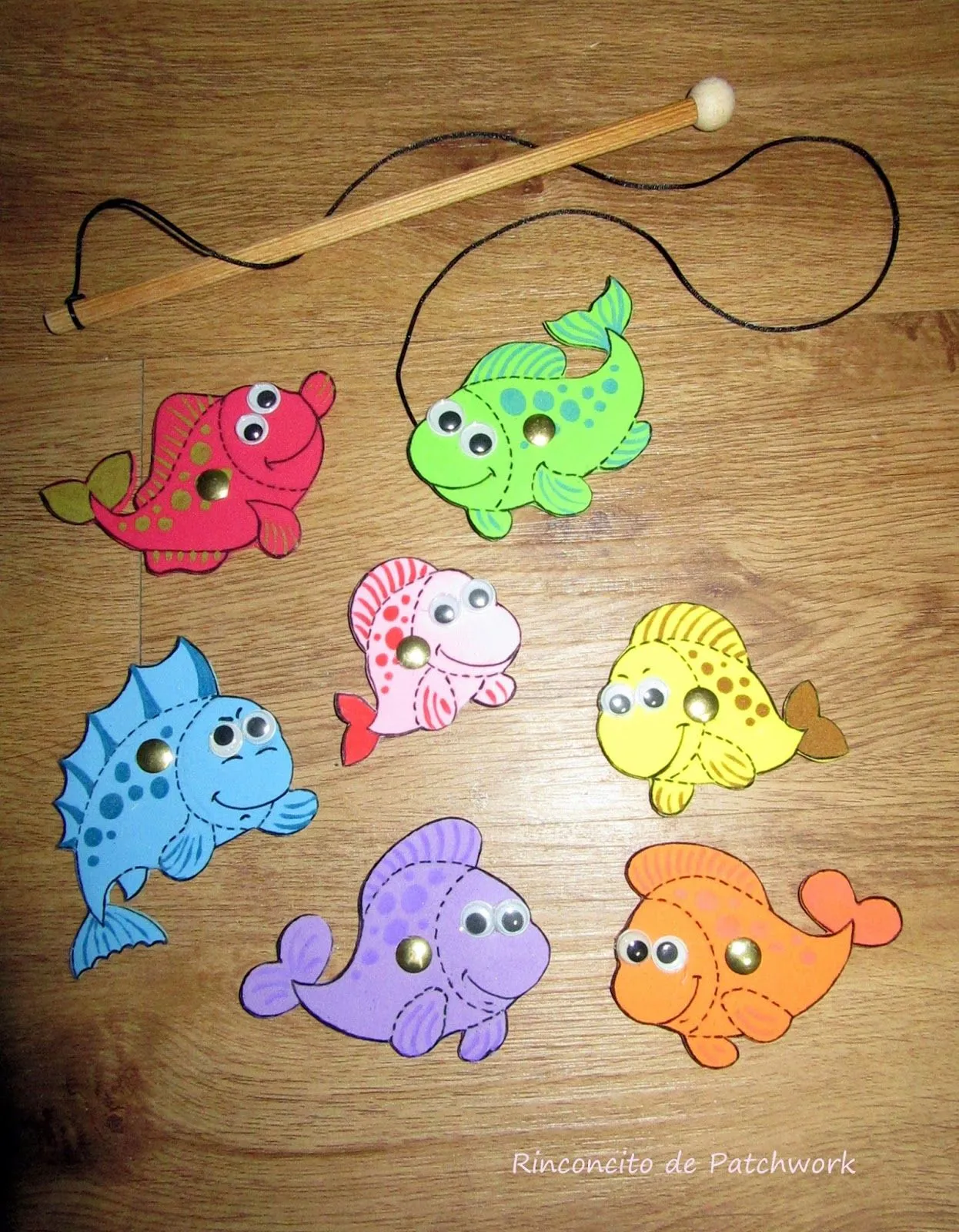 Entre telas y abalorios: PESCA PECES PARA PEQUES