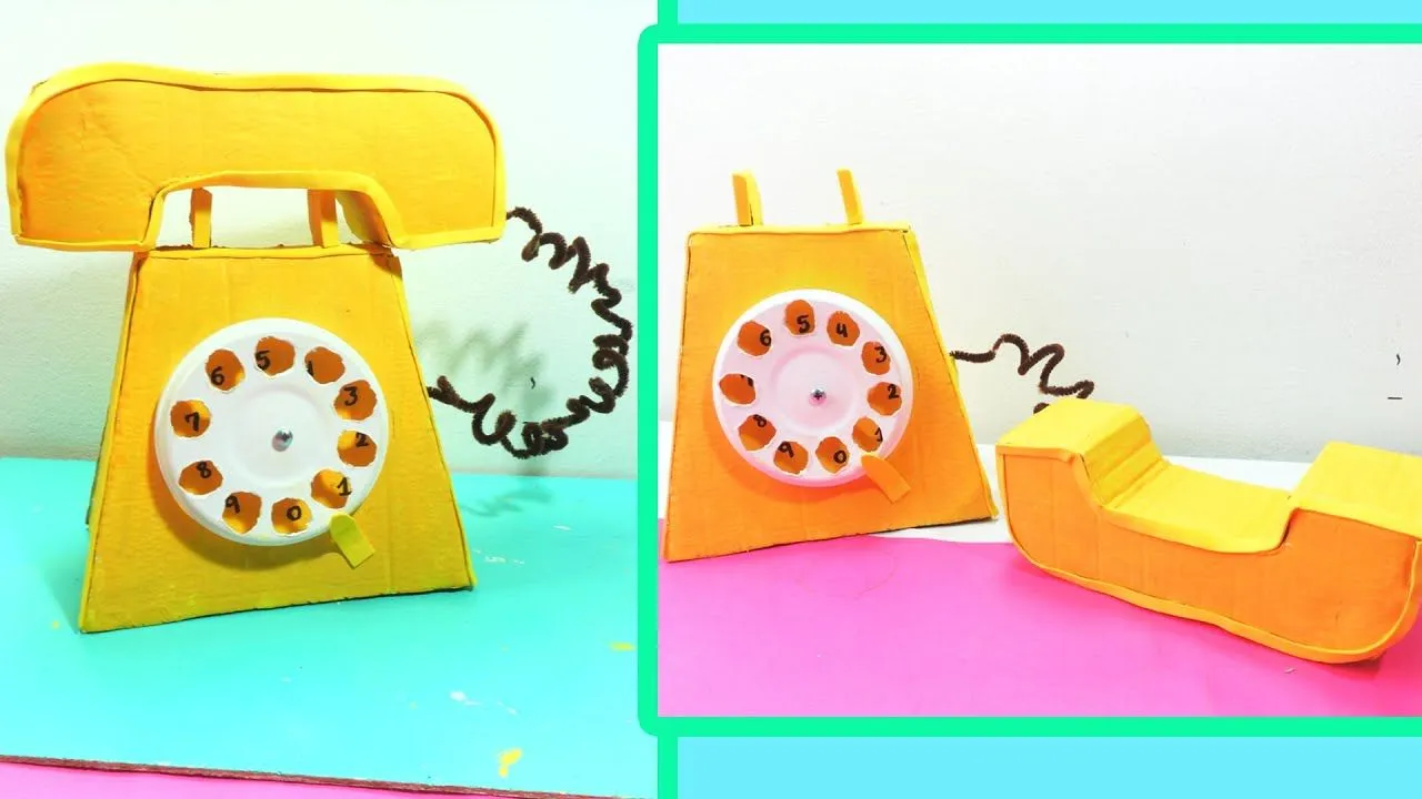 Como hacer un TELÉFONO DE CARTÓN RECICLADO Ideas creativas DIY - YouTube Como hacer un TELÉFONO DE CARTÓN RECICLADO Ideas creativas DIY - YouTube