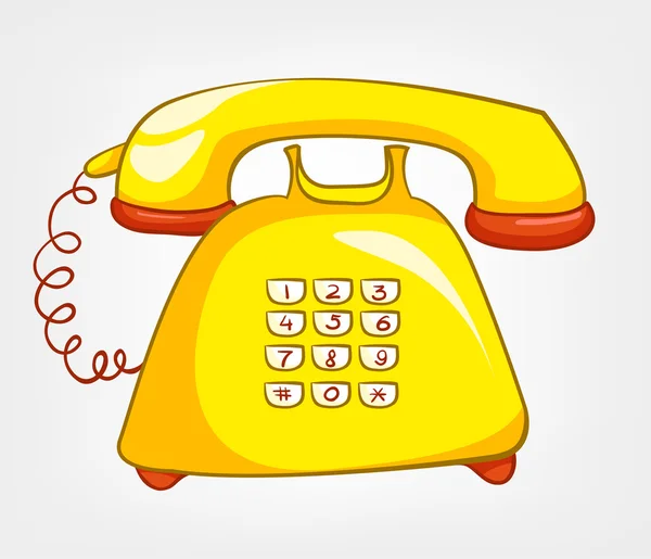 Teléfono de casa appliences de dibujos animados — Vector stock ... Teléfono de casa appliences de dibujos animados — Vector stock ...